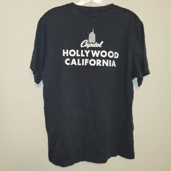 Capitol Records Hollywood California Record Label Medium Tee - Picture 3 of 4
